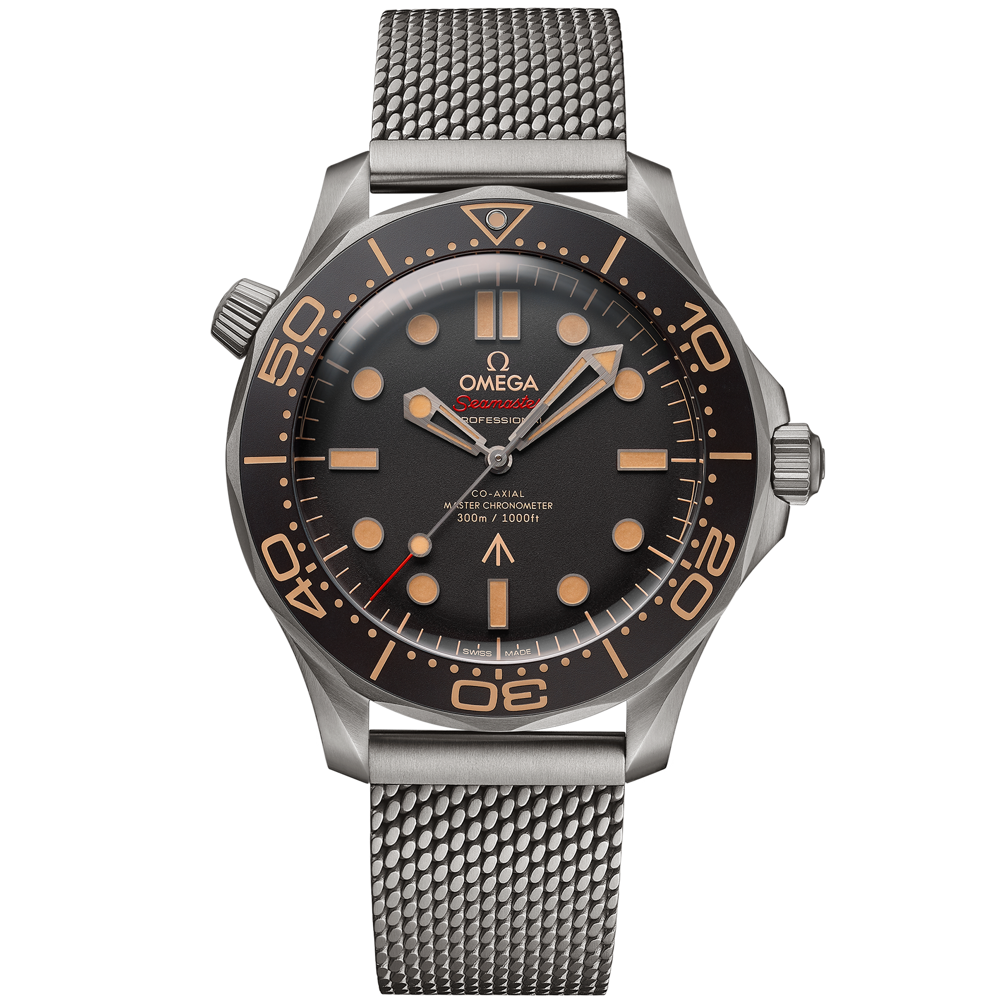 Omega Seamaster Diver 300M 007 Edition 42mm Titanium Brown Dial 210.90.42.20.01.001