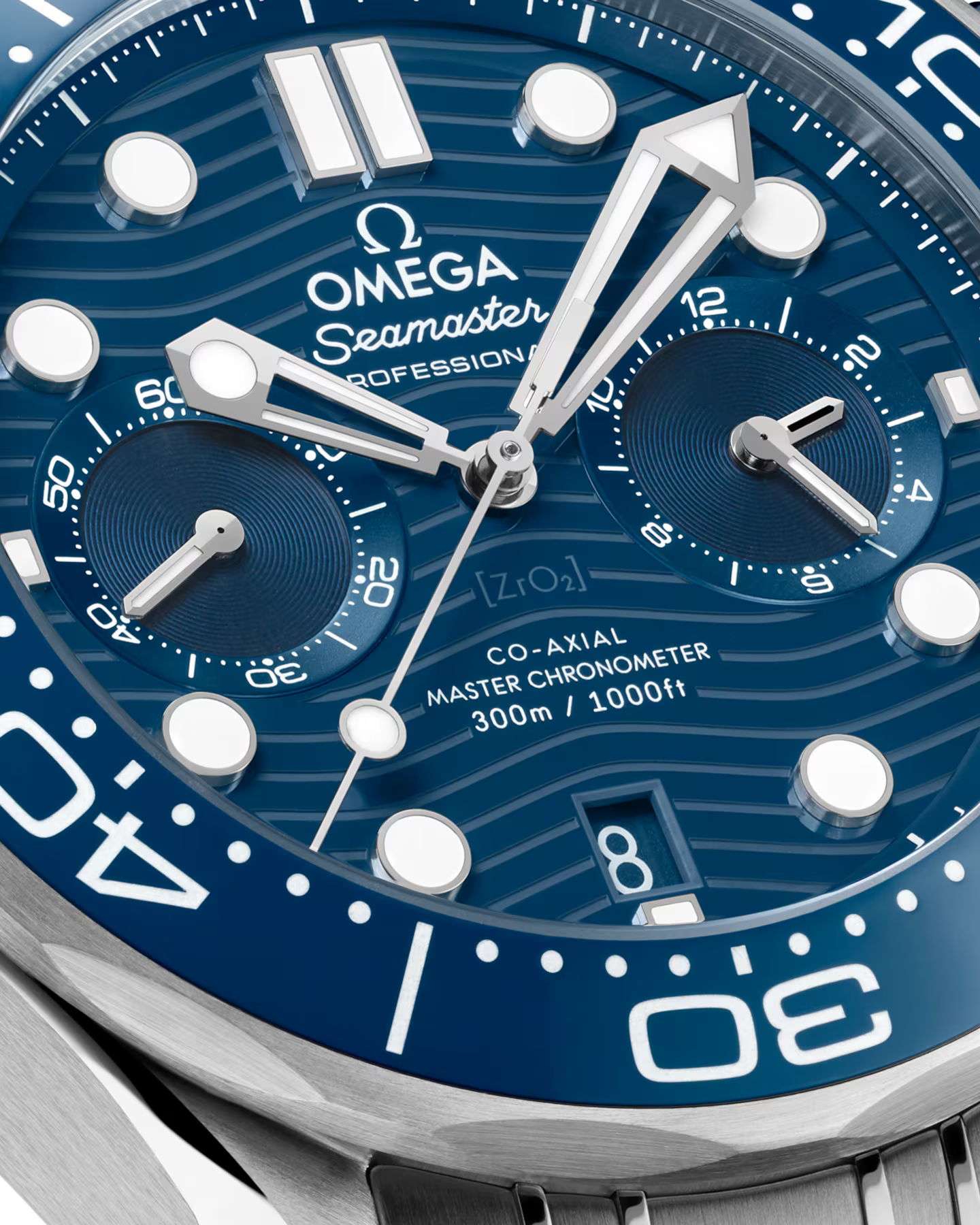 Omega Seamaster Diver 300M 44 MM Stainless Blue Dial Watch 21030445103001