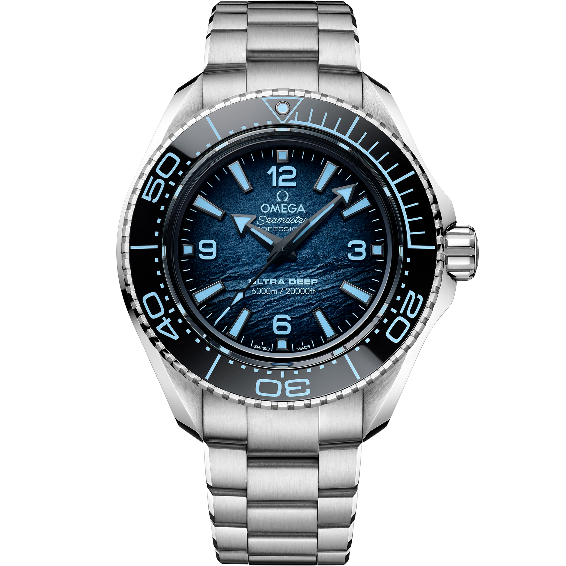 Omega Seamaster Planet Ocean 6000M Ultra Deep 45.5mm Summer Blue Dial 215.30.46.21.03.002
