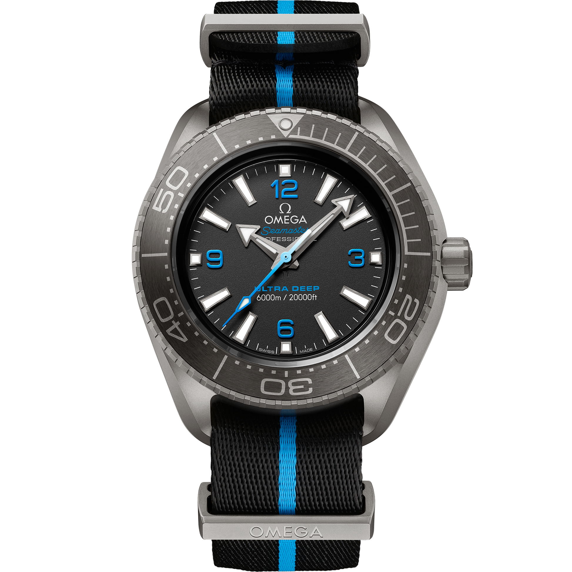 Omega Seamaster Planet Ocean 6000M Ultra Deep 45.5mm Titanium Black Dial 215.92.46.21.01.001