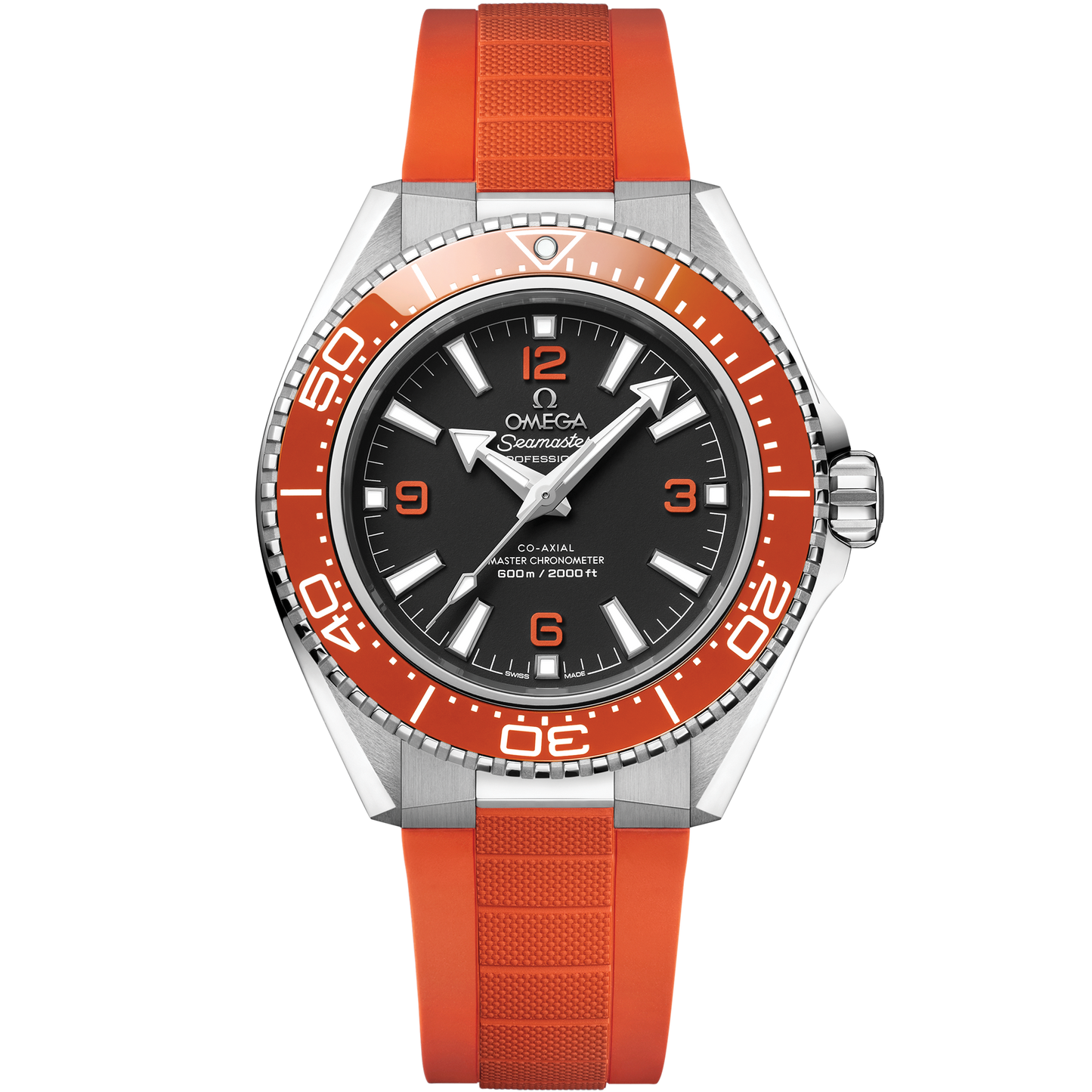 Omega Seamaster Planet Ocean 600M 42mm Orange Rubber Black Dial 217.32.42.21.01.004