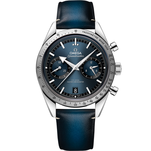 Omega Speedmaster '57 40.5 MM Steel Blue Dial Watch 332.12.41.51.03.001