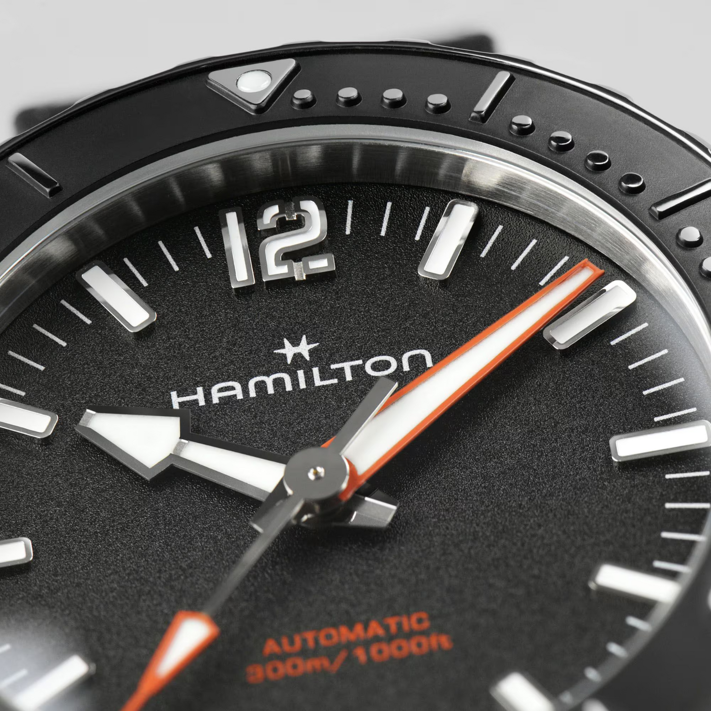 Hamilton Khaki Navy Frogman Automatic 41 MM Black Dial Watch H77455330