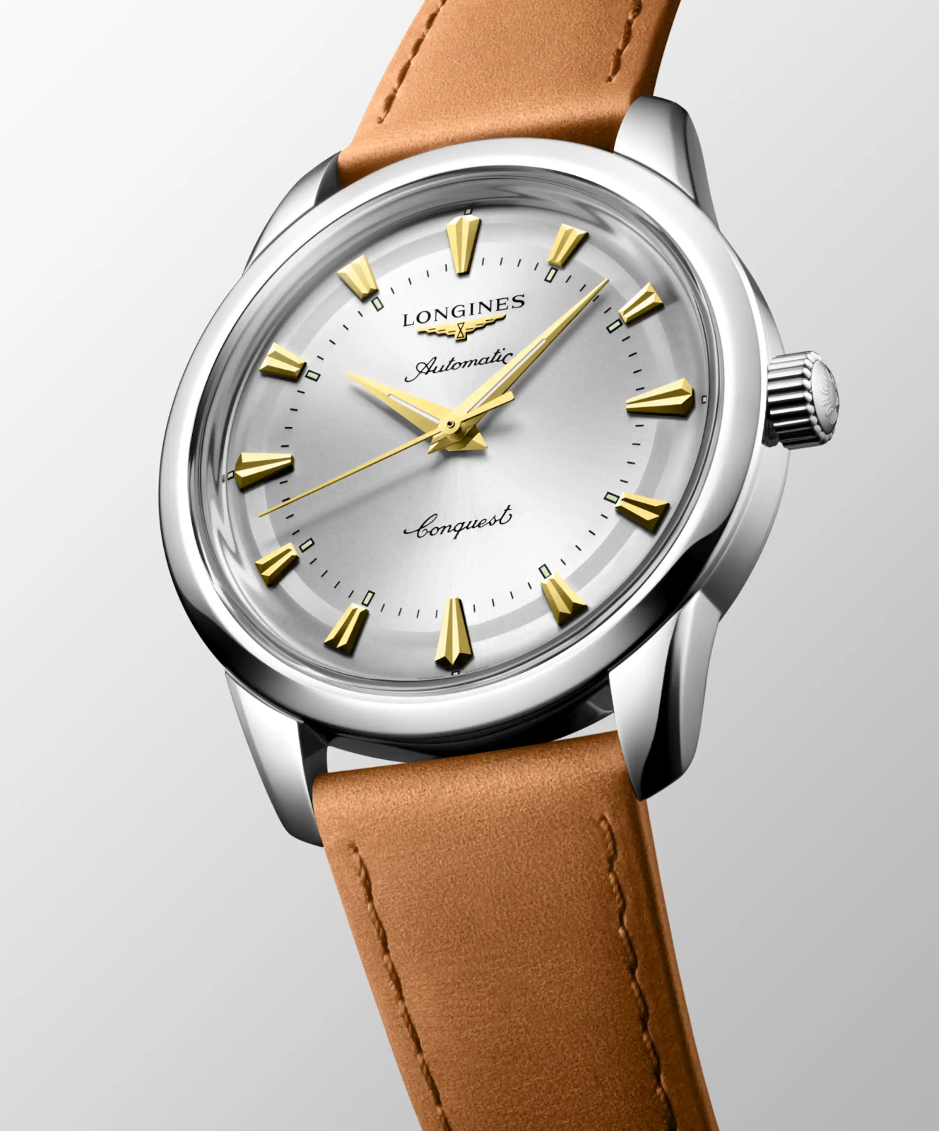Longines Conquest Heritage 40 MM Automatic Leather Band Watch L16504722
