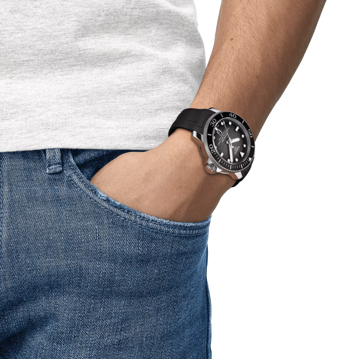 Tissot Seastar 2000 Professional Powermatic 80 46 MM Watch T120.607.17.441.00