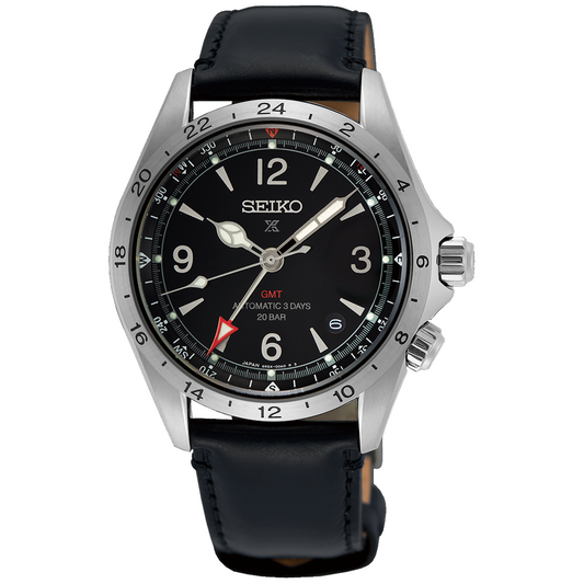 Seiko Prospex Alpinist 39.5 MM Automatic GMT Black Dial Watch SPB379J1