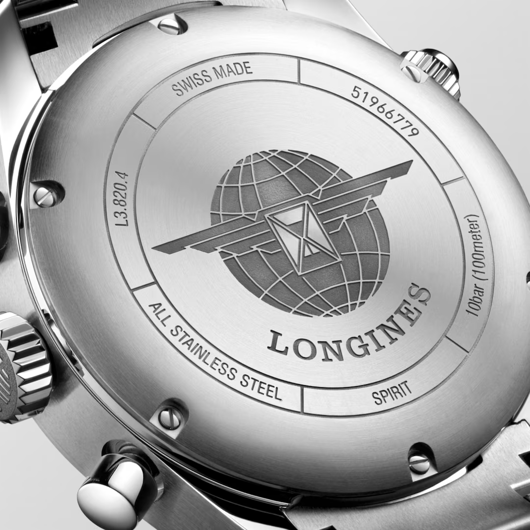 Longines Spirit Automatic Chronograph 42 MM Full Stainless Steel Watch L38204936