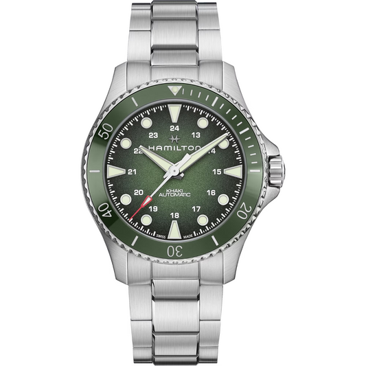 Hamilton Khaki Navy Scuba Automatic 43 MM SS Green Dial Watch H82525160