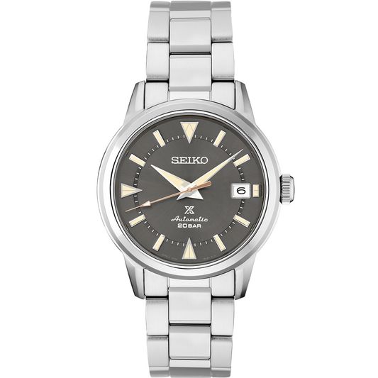 Seiko Prospex Land 38 MM Stainless Steel Automatic Grey Dial Watch SPB243J1