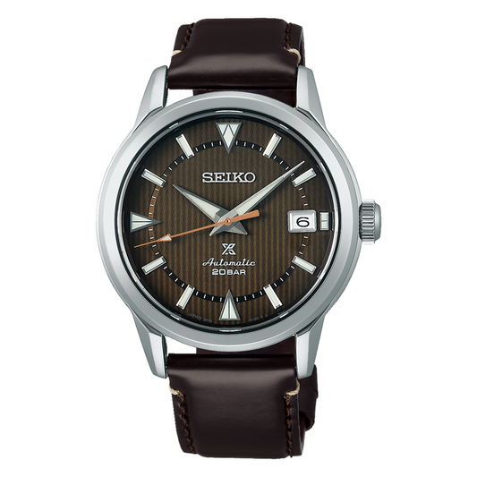 Seiko Prospex Land 38 MM Stainless Steel Automatic Brown Dial Watch SPB251J1