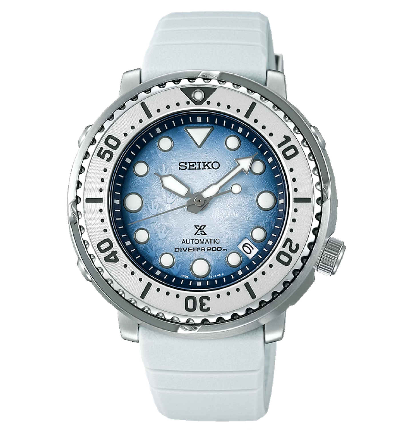 Seiko Prospex Save The Ocean Baby Tuna Antartica Penguin 43.2 MM Watch SRPG59K1