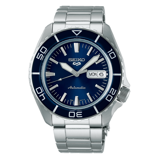 Seiko 5 Sports SKX series 42.5 MM Blue Dial SS Automatic Watch SRPK97K1