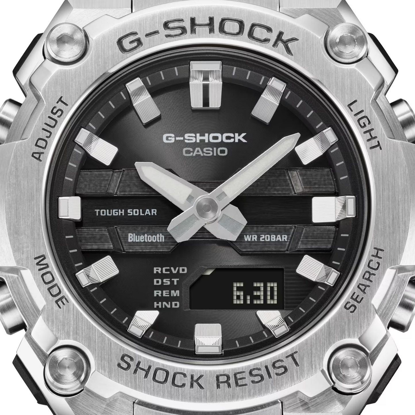 Casio G-Shock G-Steel Bluetooth Solar Full Stainless Steel Watch GST-B600D-1A