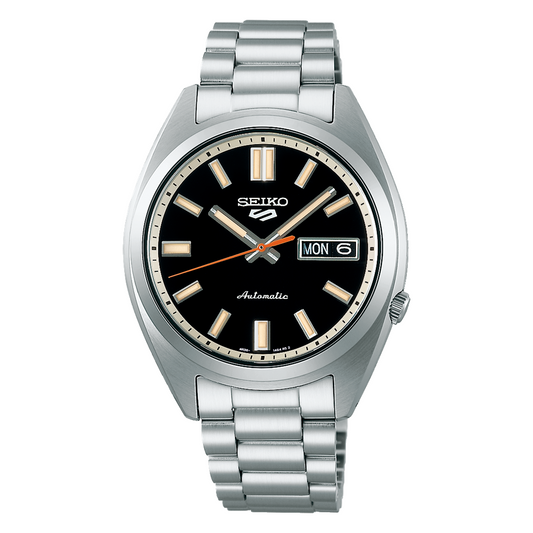 Seiko 5 Sports SNXS Series 37.4 MM Black Dial Automatic Watch - SRPK89K1