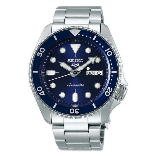 Seiko 5 Sports 42.5 mm Automatic Stainless Steel Blue Dial Watch - SRPD51K1