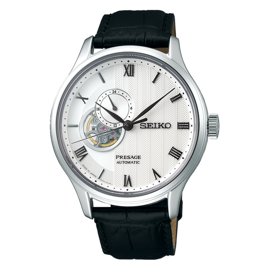 Seiko Presage Japanese Garden 41.8 MM Automatic White Dial Watch SSA379J1