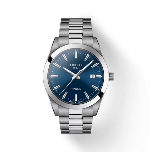 Tissot Gentleman Titanium 40 MM SS Blue Dial Watch T127.410.44.041.00