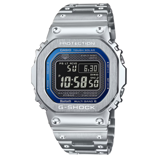 Casio G-Shock Full Metal Series Blue Dial Solar Watch GMW-B5000D-2