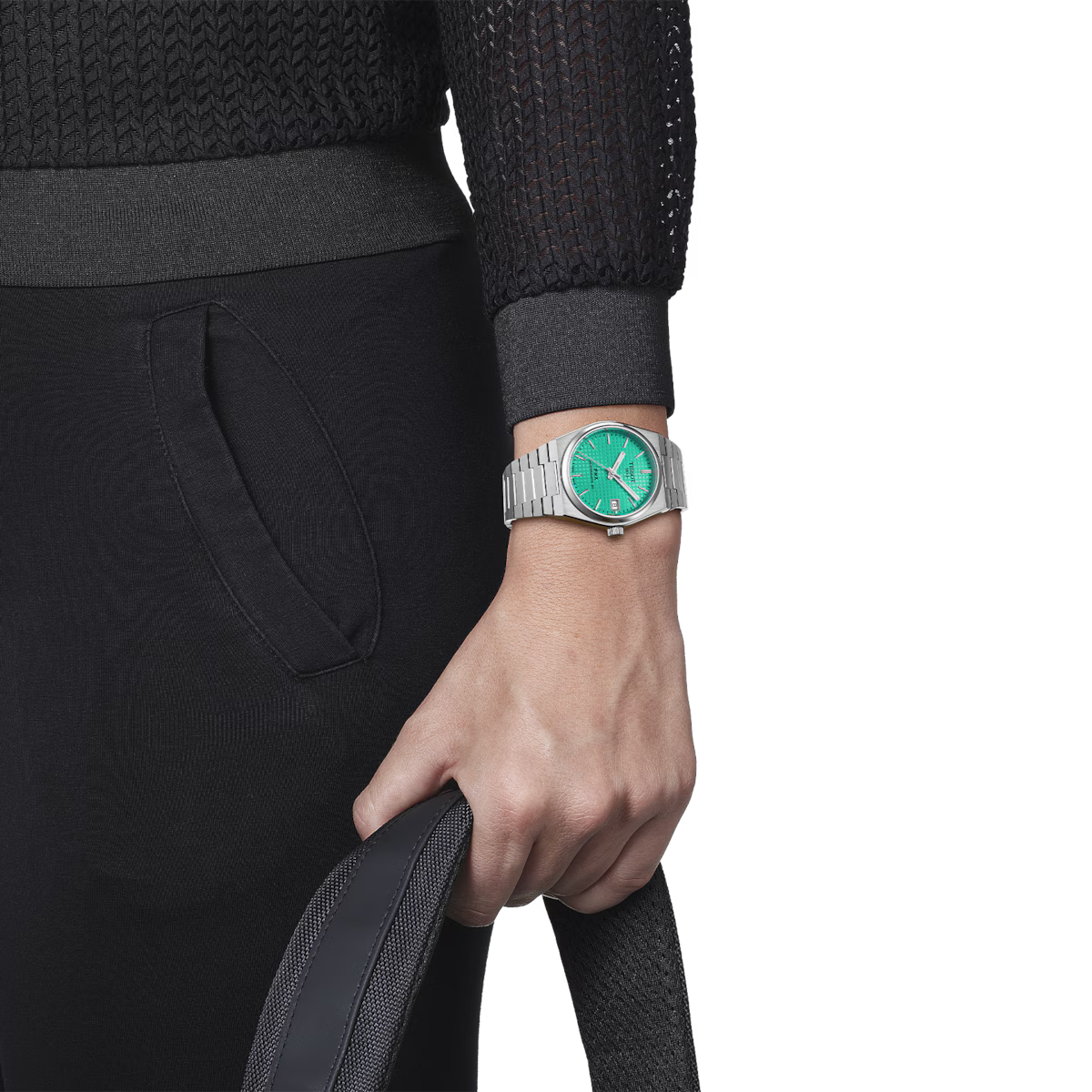 TISSOT PRX POWERMATIC 80 35MM SS TEAL DIAL WATCH T137.207.11.091.01