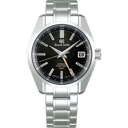 Grand Seiko Heritage Collection Hi-Beat 40 MM GMT SS Black Dial Watch SBGJ265