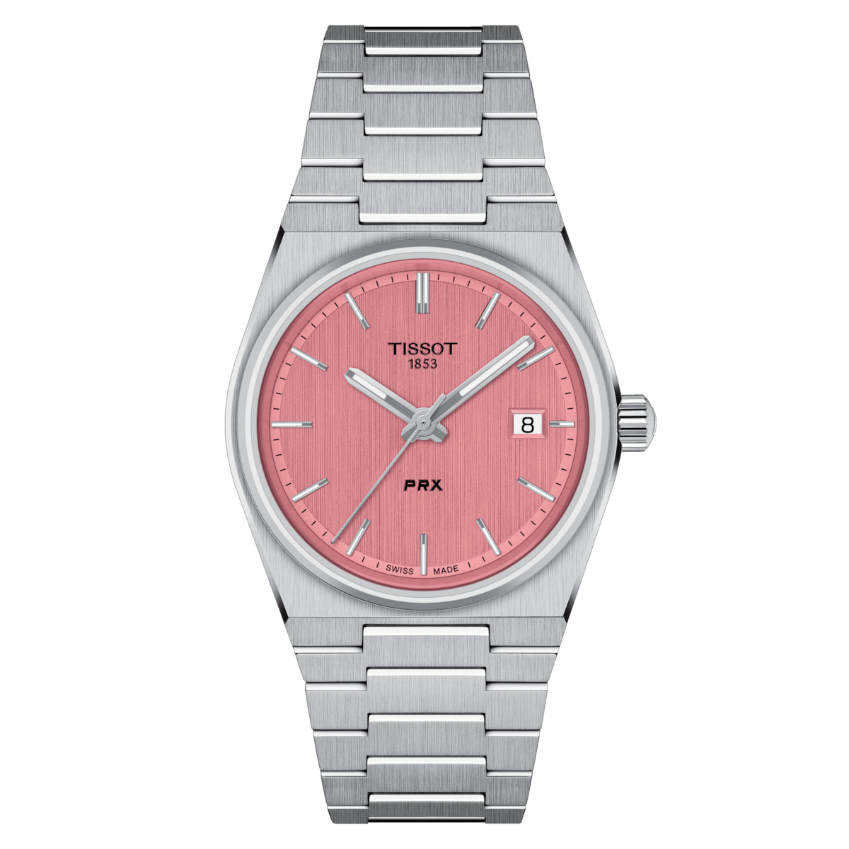 Tissot PRX 35 MM Stainless Steel Pink Dial Quartz Watch T137.210.11.331.00