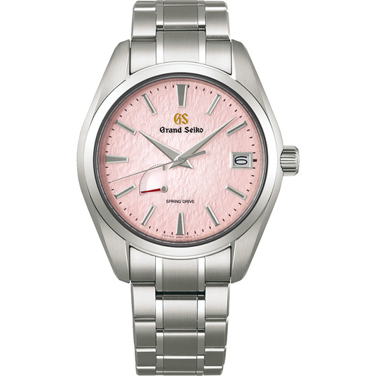 Grand Seiko Heritage Collection Pink Snowflake 41 MM Spring Drive Watch SBGA497
