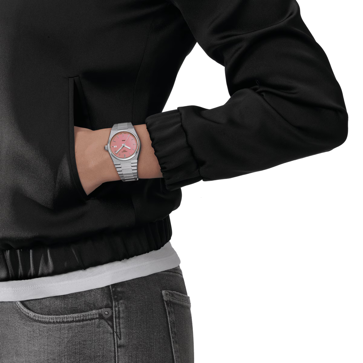 Tissot PRX 35 MM Stainless Steel Pink Dial Quartz Watch T137.210.11.331.00