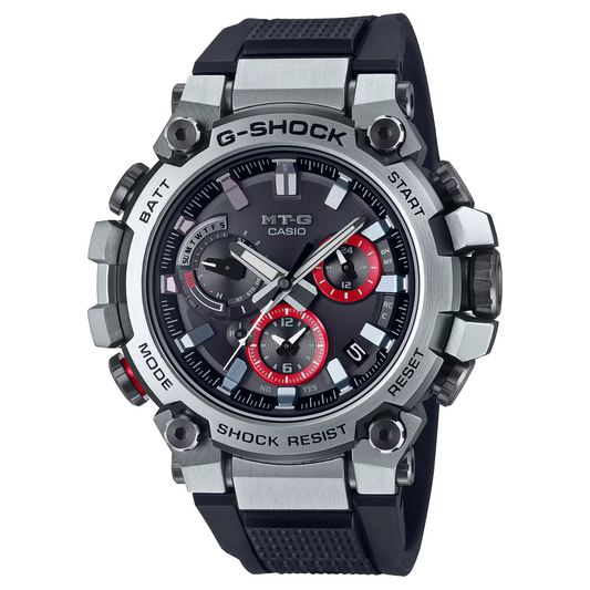 Casio G-Shock MT G Bluetooth SS Solar Resin Band Watch MTG-B3000-1A
