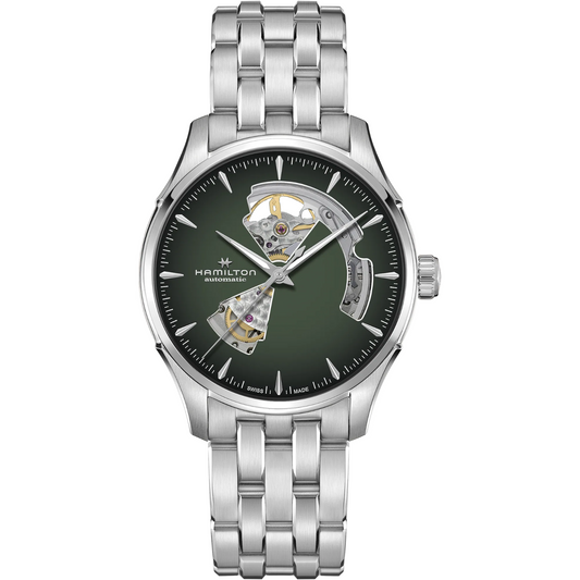 Hamilton Jazzmaster Open Heart Automatic 40 MM Green Dial Watch H32675160