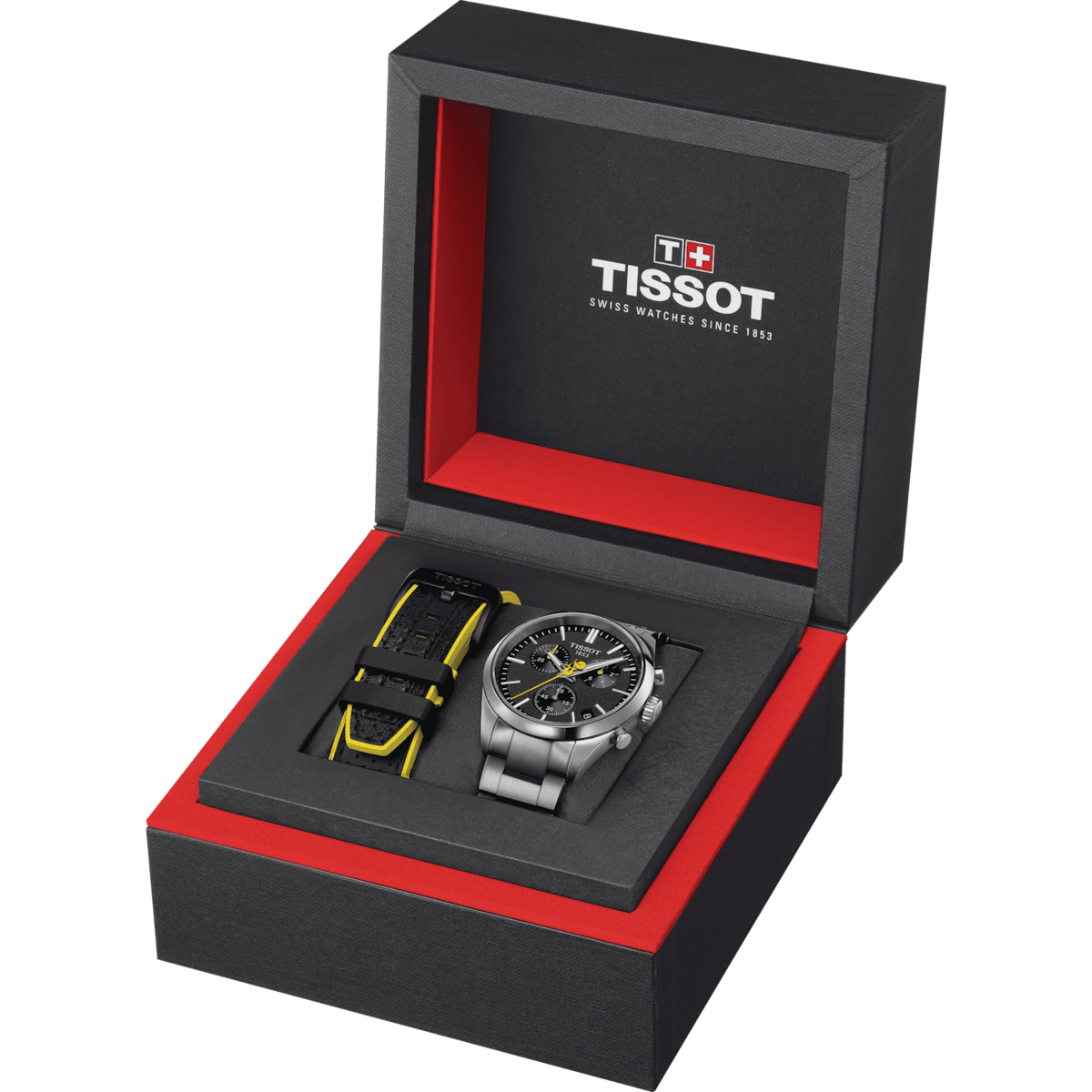 Tissot PR 100 Tour De France 40 MM Black Dial Quartz Watch T150.417.11.051.00