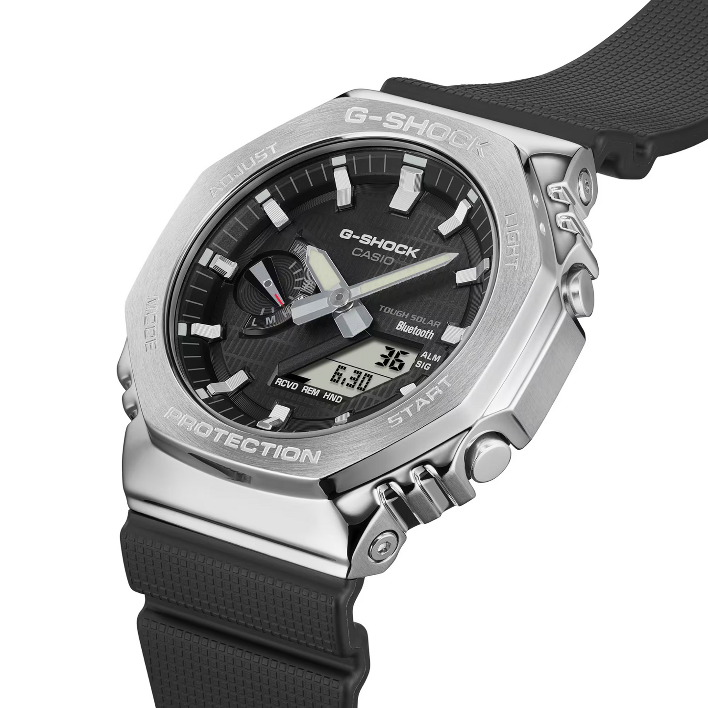 Casio G-Shock G Steel Metal Series Solar Bluetooth Watch GBM-2100-1