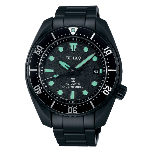 Seiko Prospex Sea The Black Series LE 45 MM Automatic Black IP Watch SPB433J1