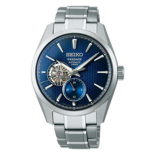 Seiko Presage Sharp Edged Series Open Heart 3 Days 40.2 MM Automatic Watch SPB417J1