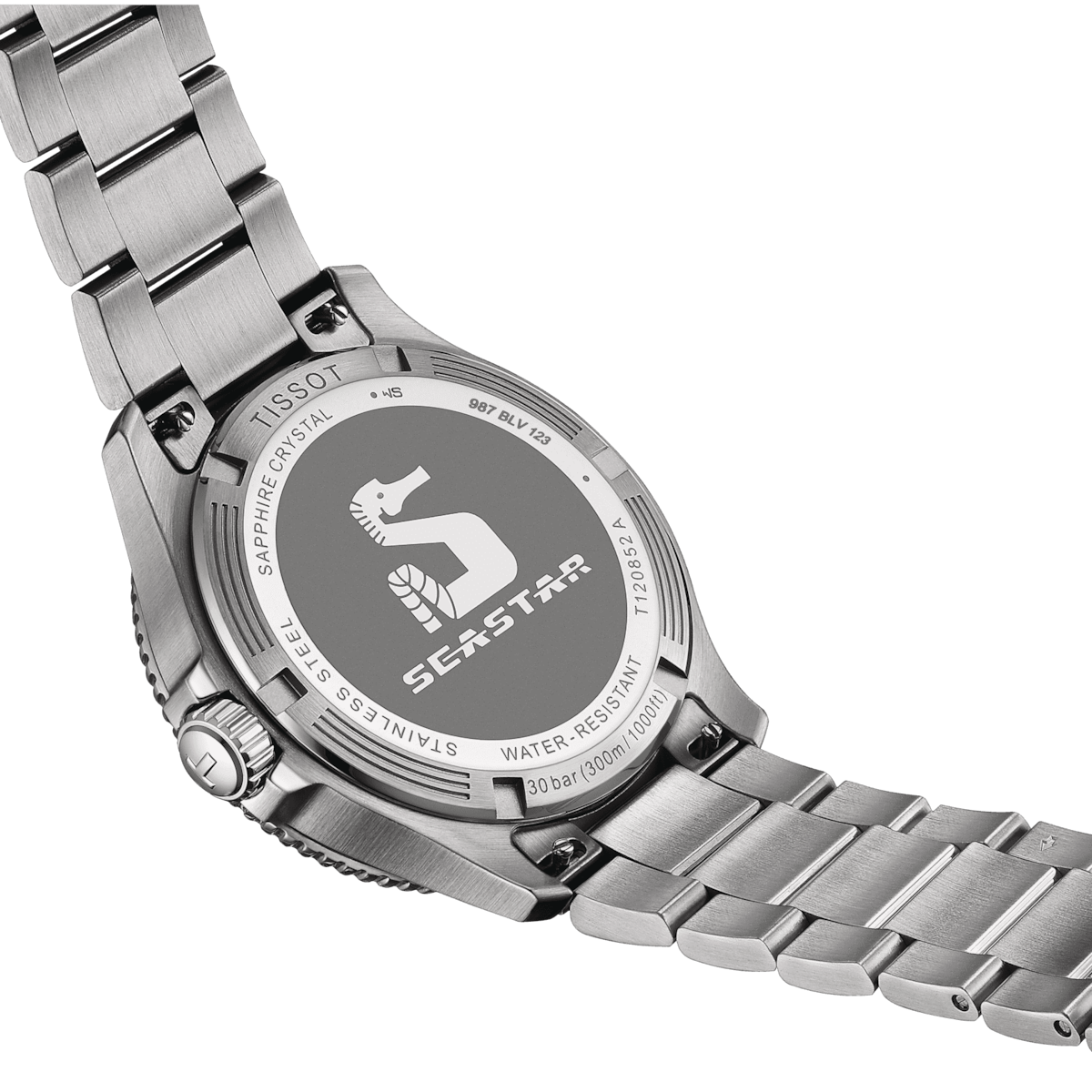 Tissot Seastar 1000 40 MM Quartz GMT Green Bezel Watch - T120.852.11.051.00