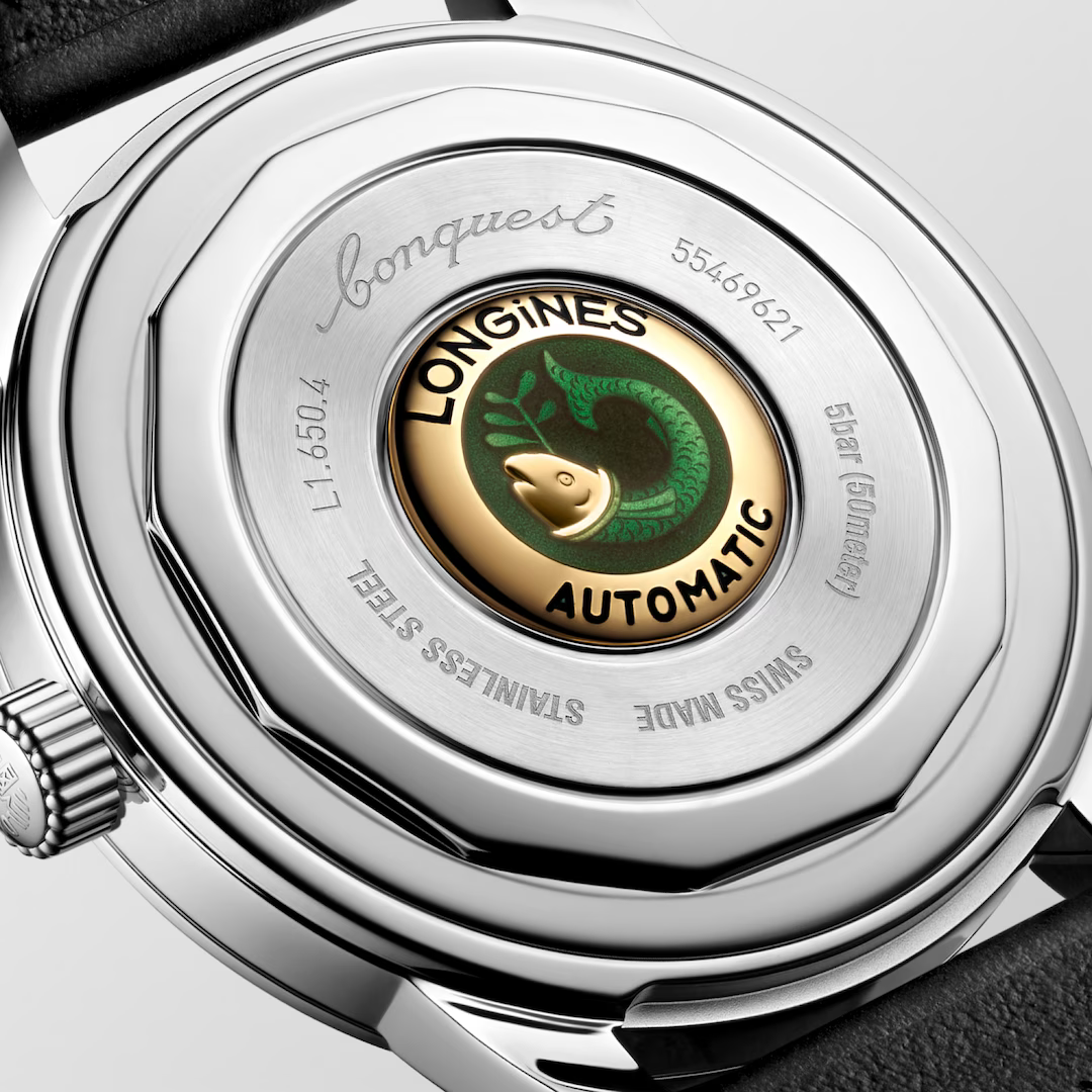 Longines Conquest Heritage 40 MM Black Dial Automatic Watch L16504522