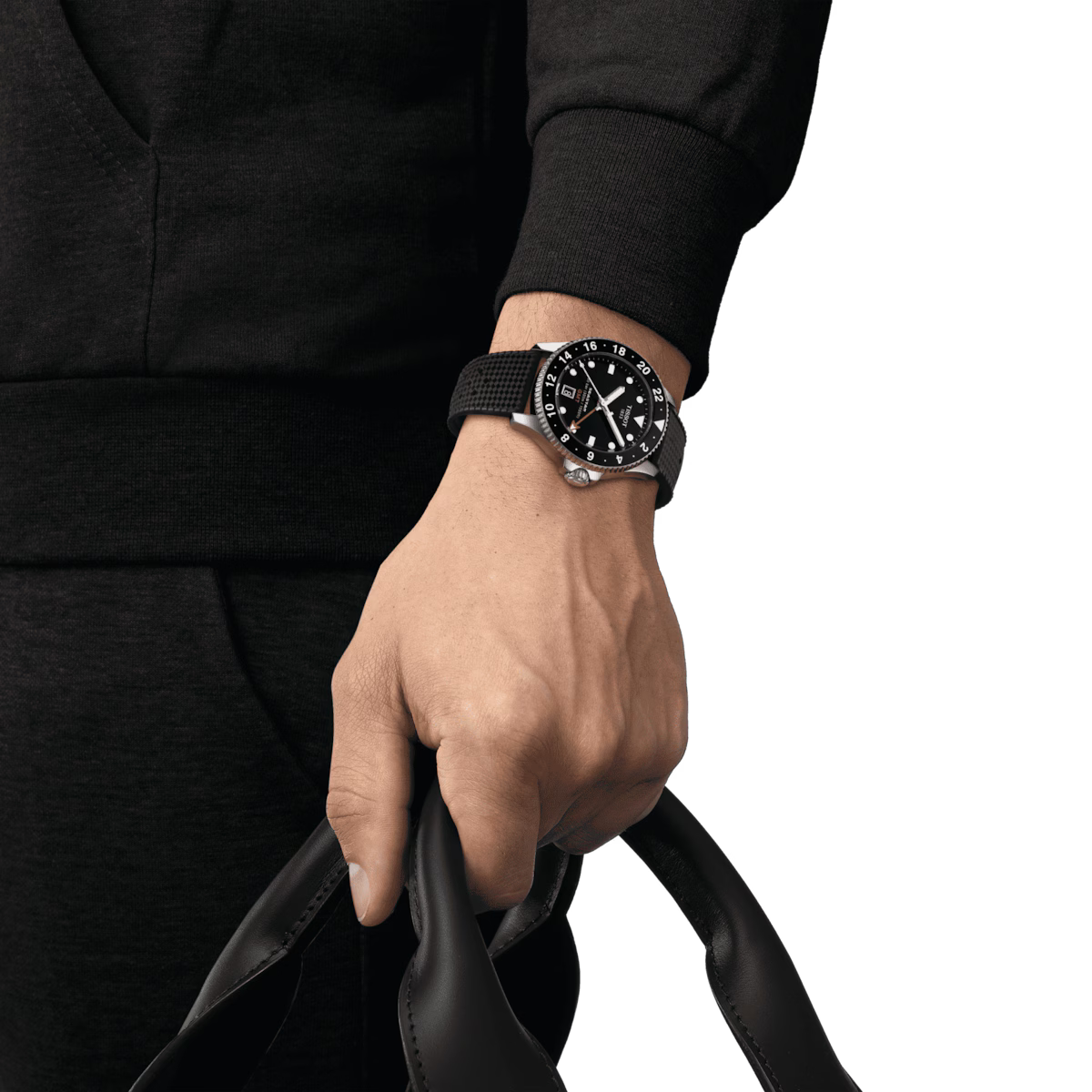 Tissot Seastar 1000 40 MM Quartz GMT Black Dial Watch T120.852.17.051.00