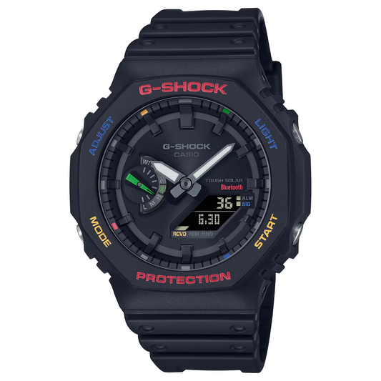 Casio G-Shock Analog Digital Resin Bluetooth Black Watch GA-B2100FC-1