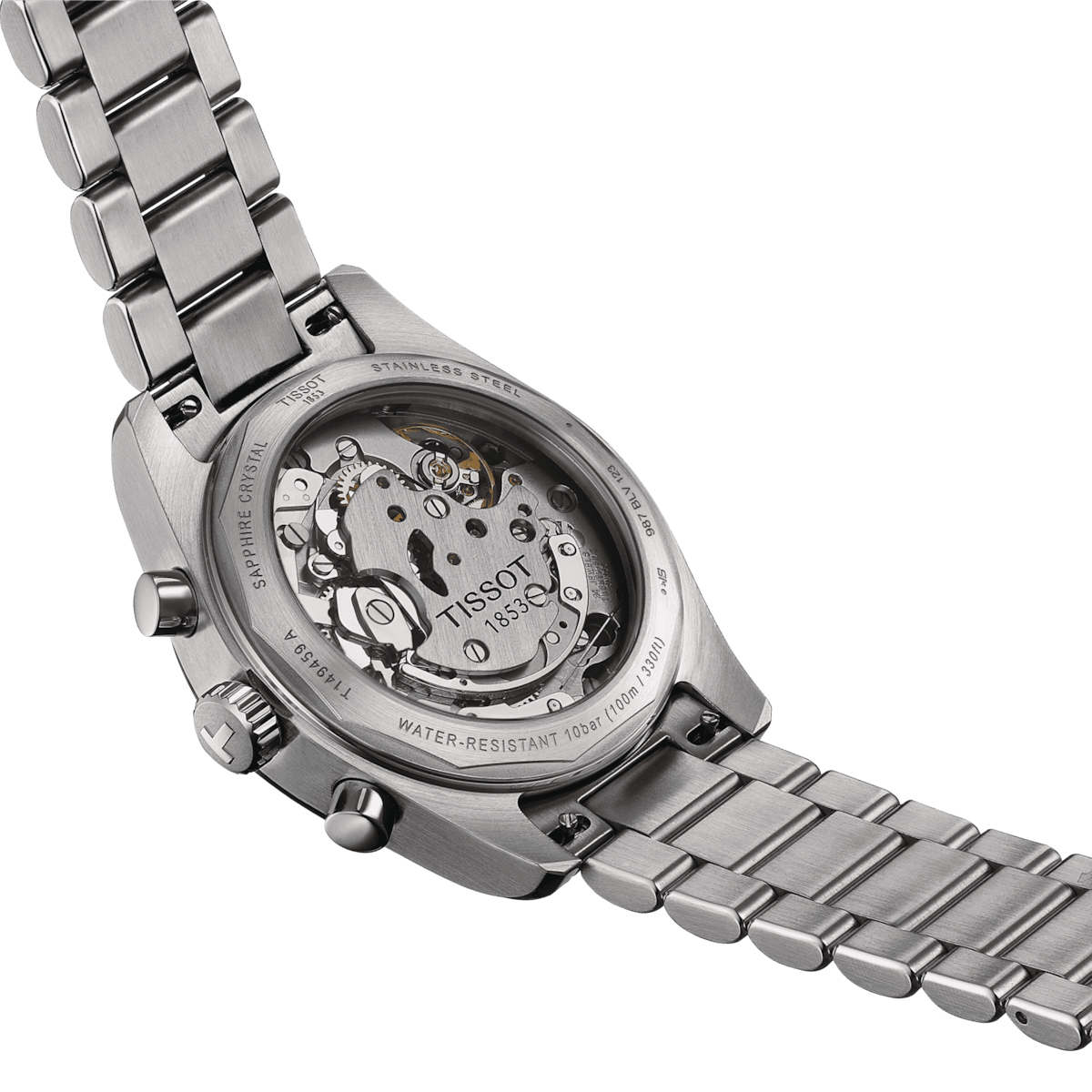 Tissot PR516 Mechanical Chronograph 41 MM SS Black Dial Watch T149.459.21.051.00
