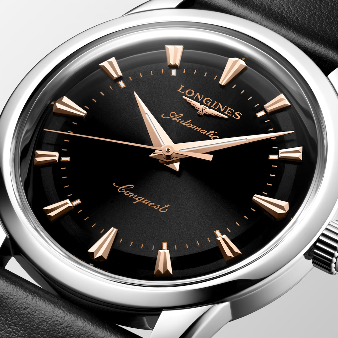Longines Conquest Heritage 40 MM Black Dial Automatic Watch L16504522