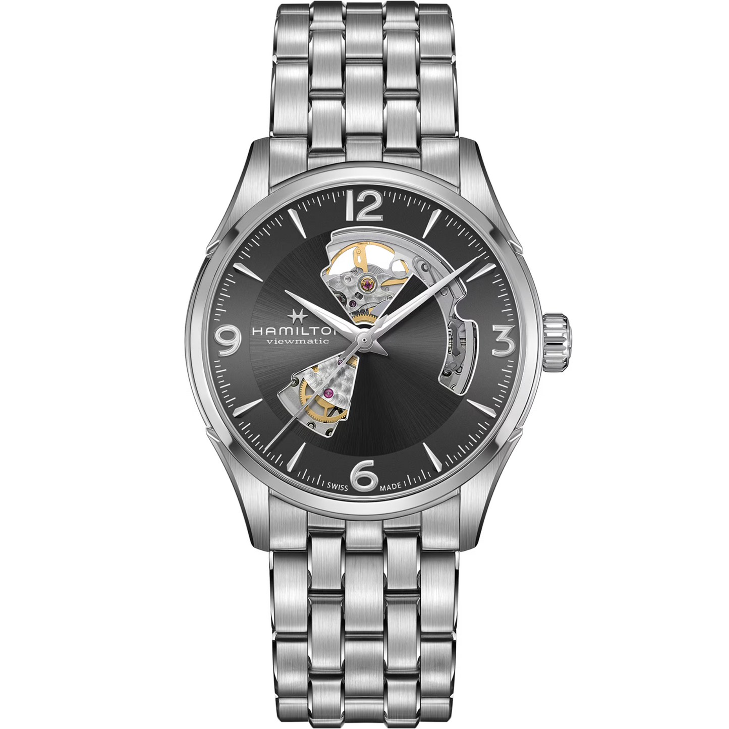 Hamilton Jazzmaster Open Heart Automatic 42 MM Grey Dial Watch H32705181