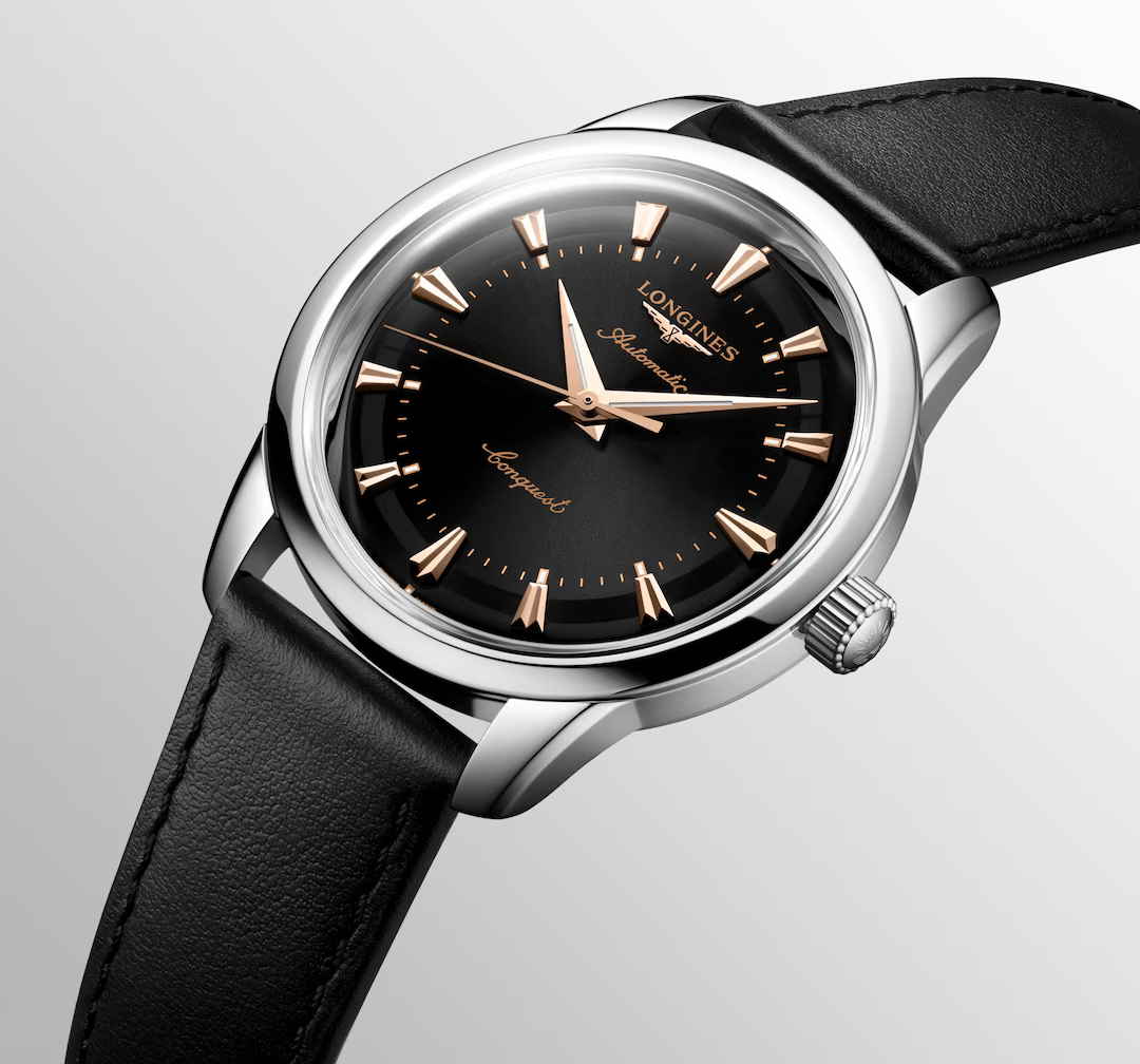 Longines Conquest Heritage 40 MM Black Dial Automatic Watch L16504522