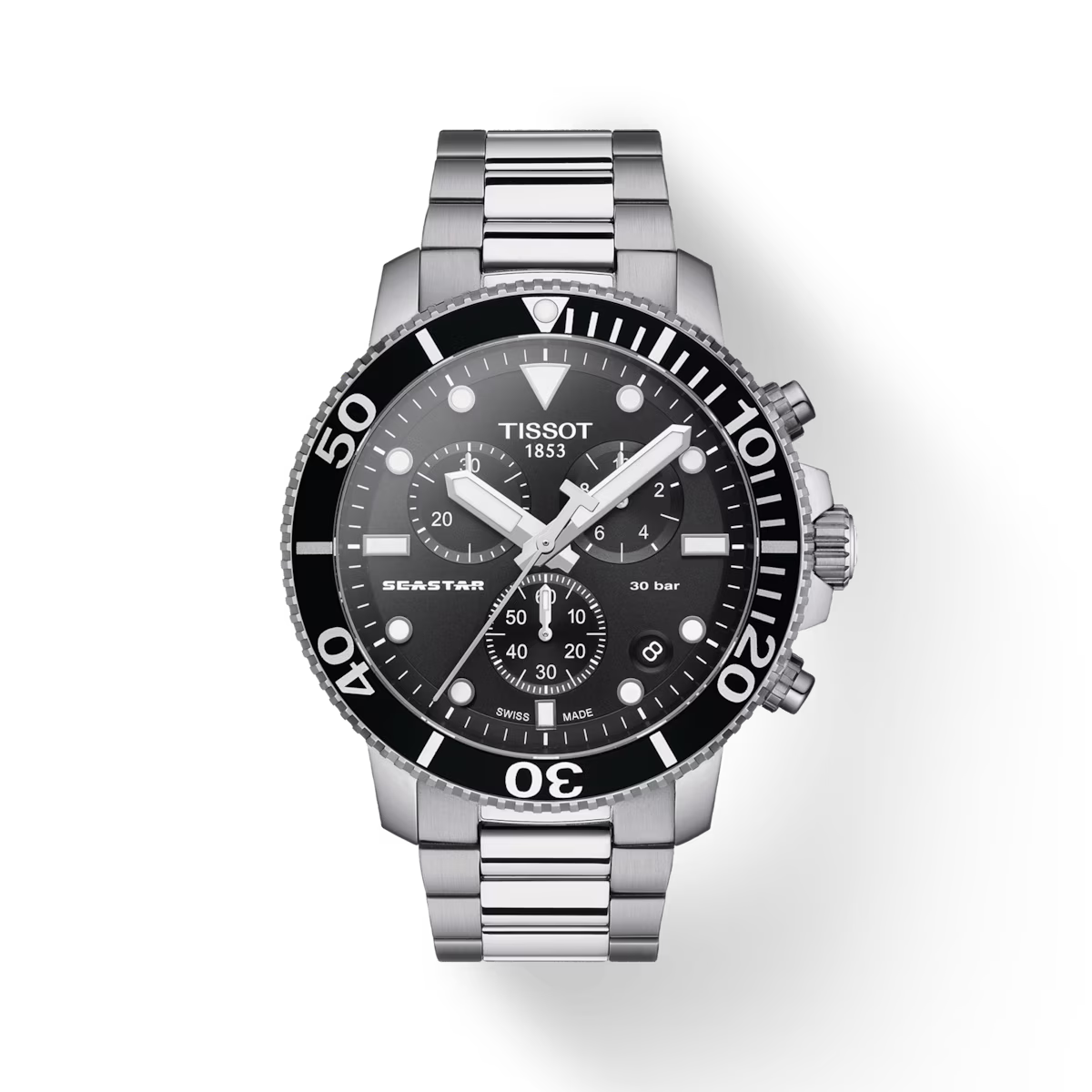 Tissot Seastar 1000 Chronograph Black Dial 45.5 MM Watch T120.417.11.051.00