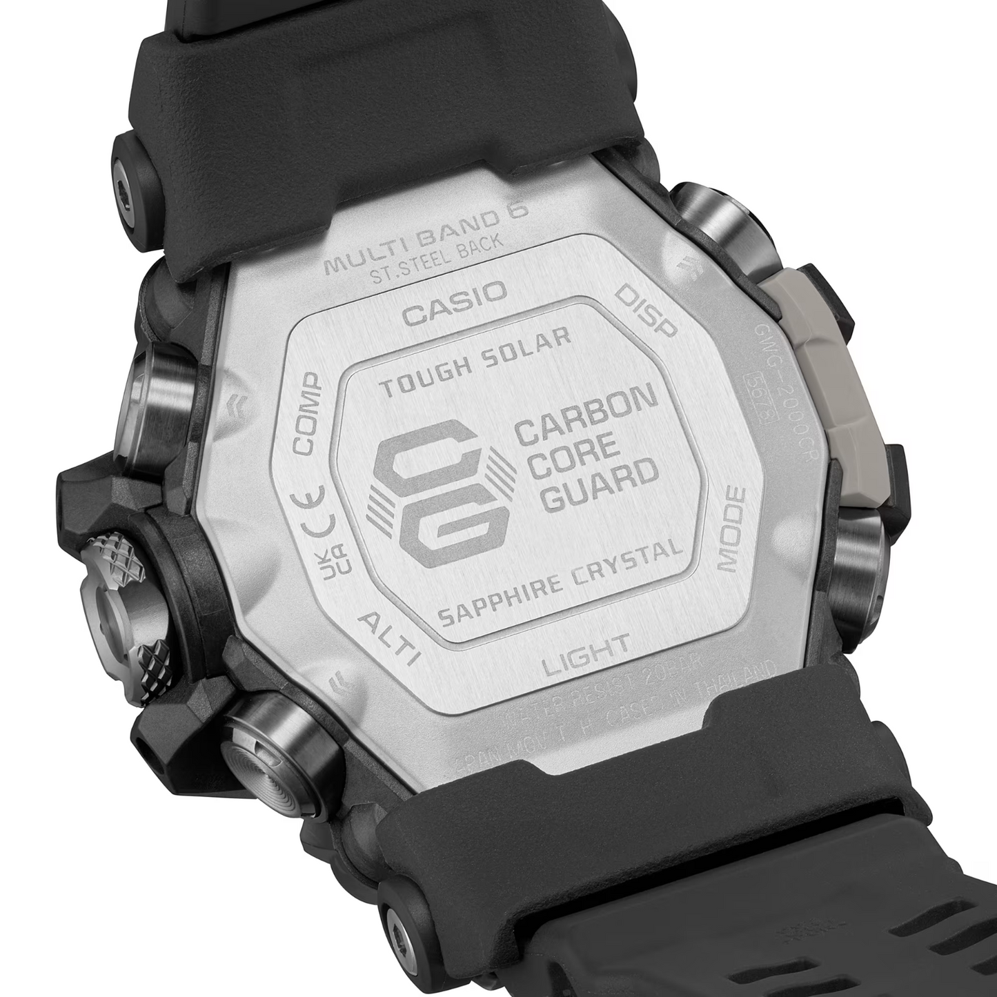 Casio G Shock Mudmaster Triple Sensor Solar Powered Watch GWG-2000CR-1ADR