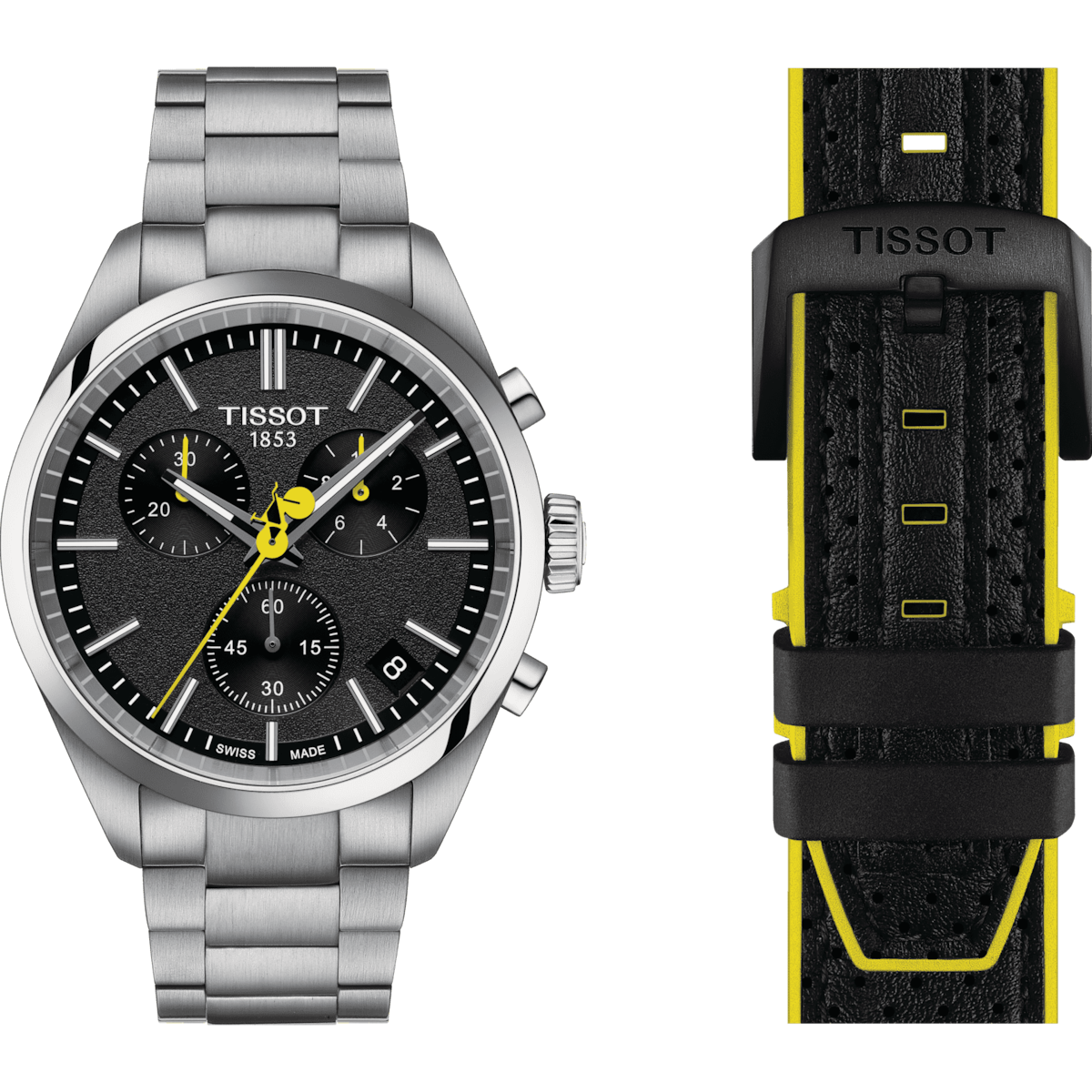 Tissot PR 100 Tour De France 40 MM Black Dial Quartz Watch T150.417.11.051.00