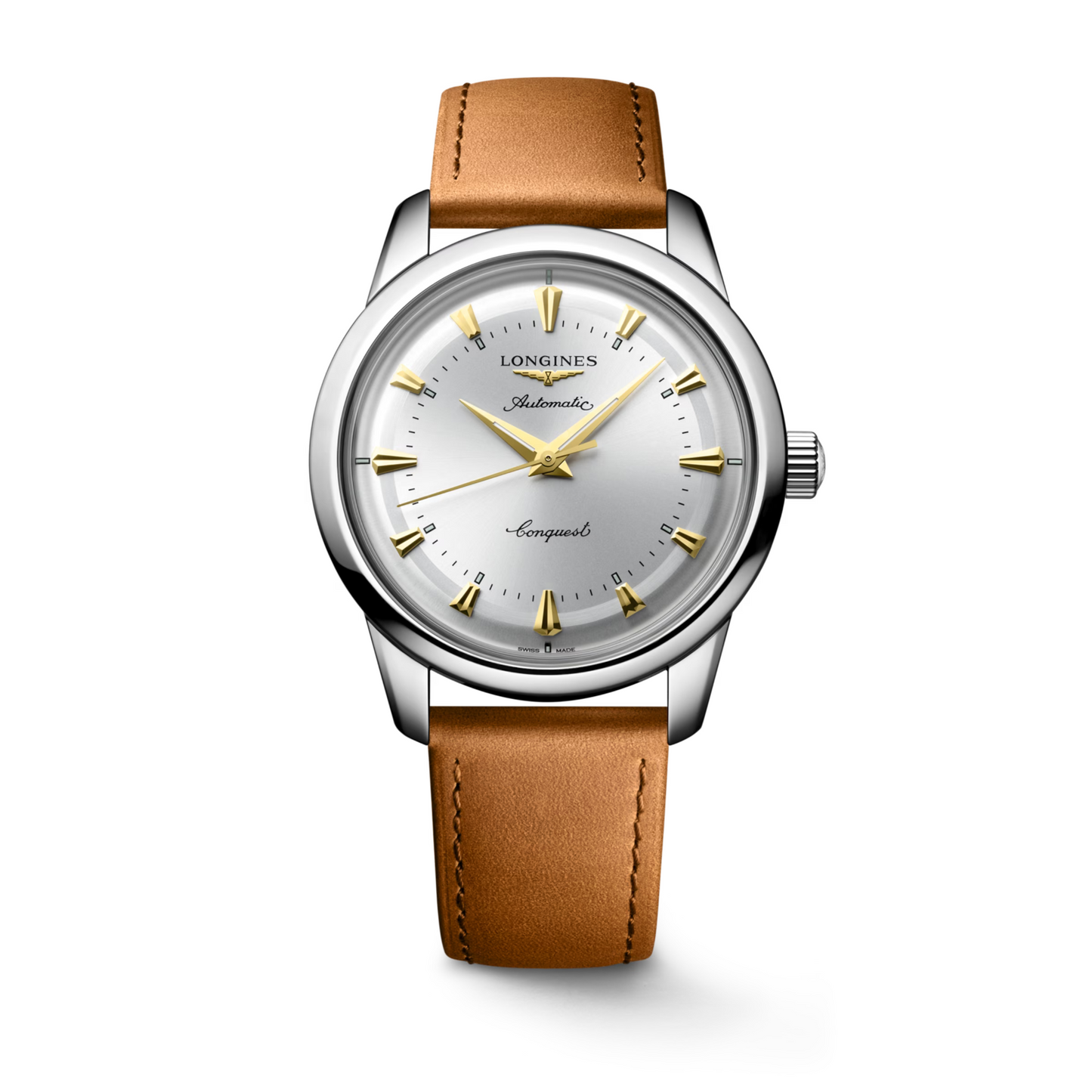 Longines Conquest Heritage 40 MM Automatic Leather Band Watch L16504722