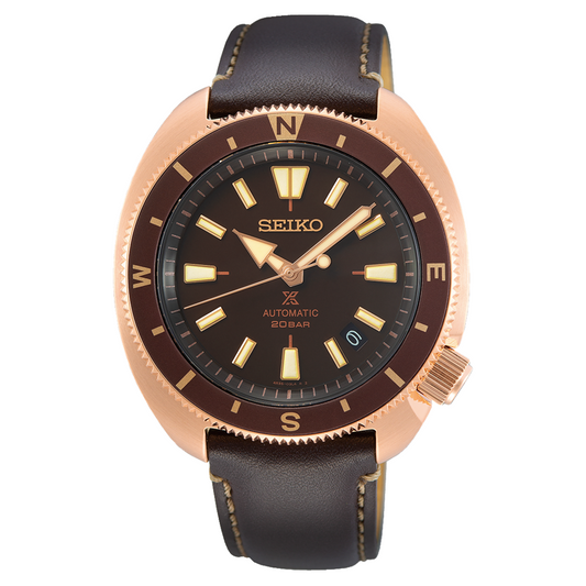 Seiko Prospex Land Tortoise 42.4 MM Rose Gold Automatic Watch - SRPG18K1