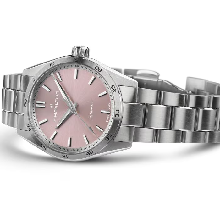 Hamilton Jazzmaster Performer Automatic 34 MM Pink Dial Watch H36105171