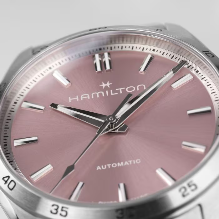 Hamilton Jazzmaster Performer Automatic 34 MM Pink Dial Watch H36105171