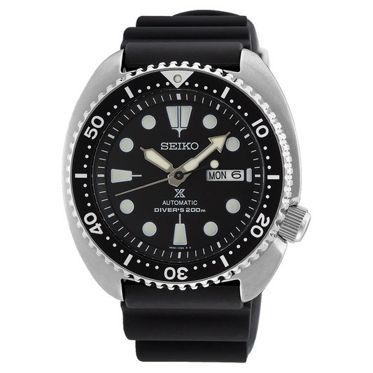 Seiko Prospex Sea Turtle 45 MM Silicone Band Automatic Watch - SRPE93K1