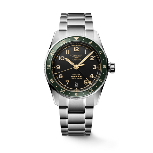 Longines Spirit Zulu Time 39 MM Chronometer Automatic Watch L38024636